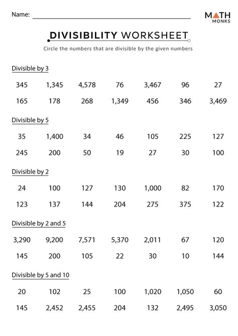 8 divisibility rule|divisibility rules worksheet.